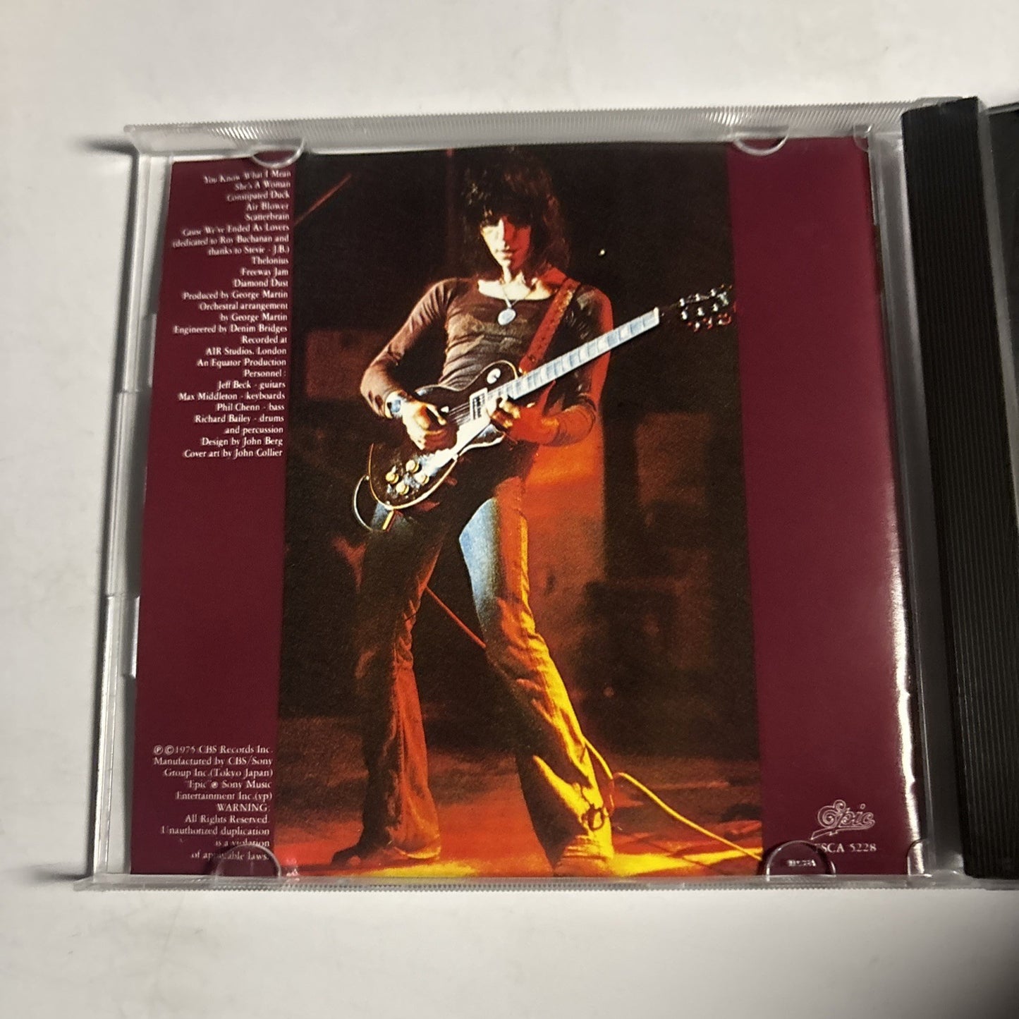 Jeff Beck – Blow By Blow  (CD, 1991) Japan ESCA 5228