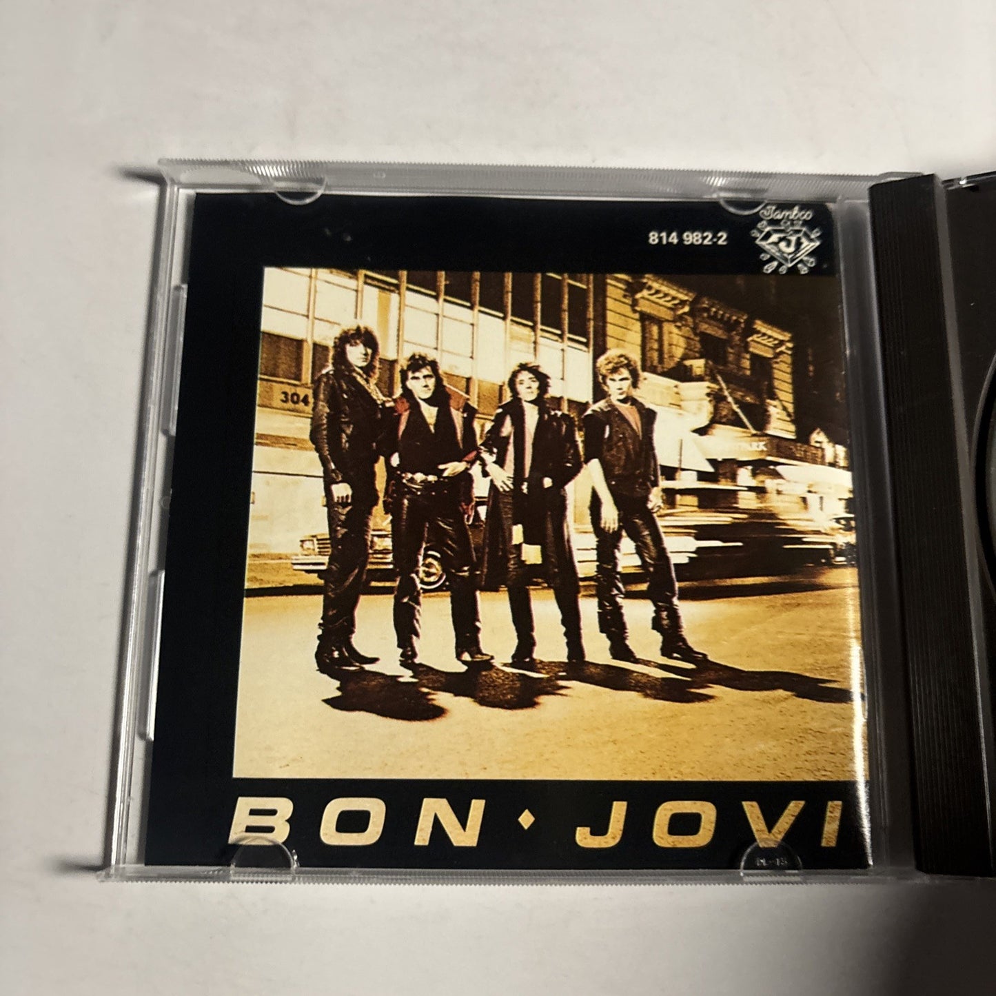 Bon Jovi – Bon Jovi (CD, 1984) UK, Europe & US 814 982-2