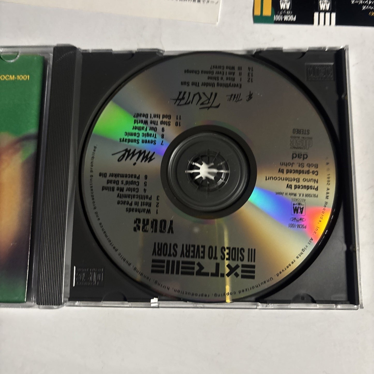 Extreme – III Sides To Every Story (CD, 1992) Japan obi POCM-1001