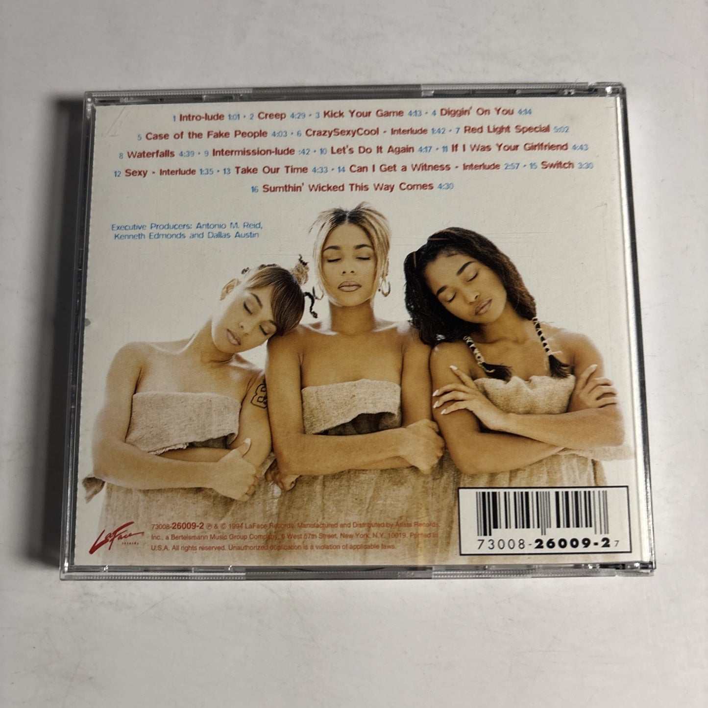 TLC – CrazySexyCool (CD, 1994) US 73008-26009-2