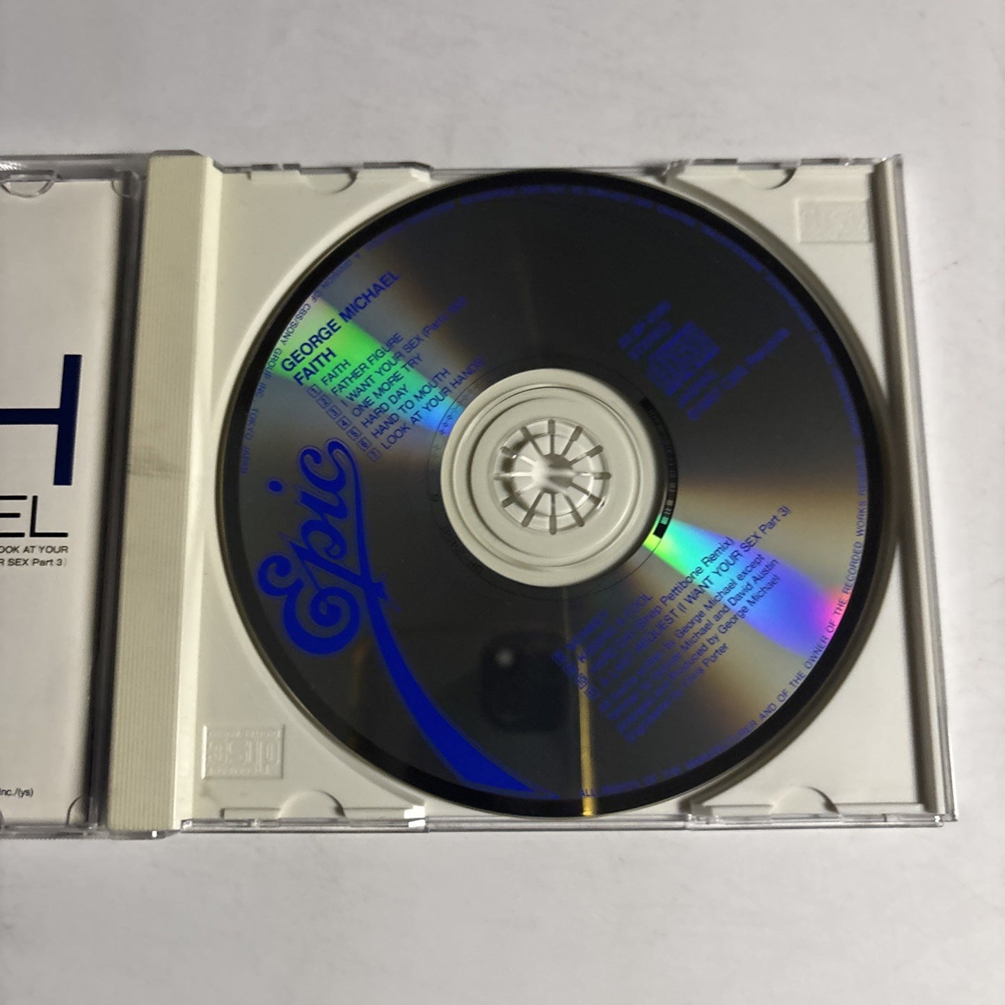 George Michael – Faith (CD, 1989) Japan 25・8P-5180