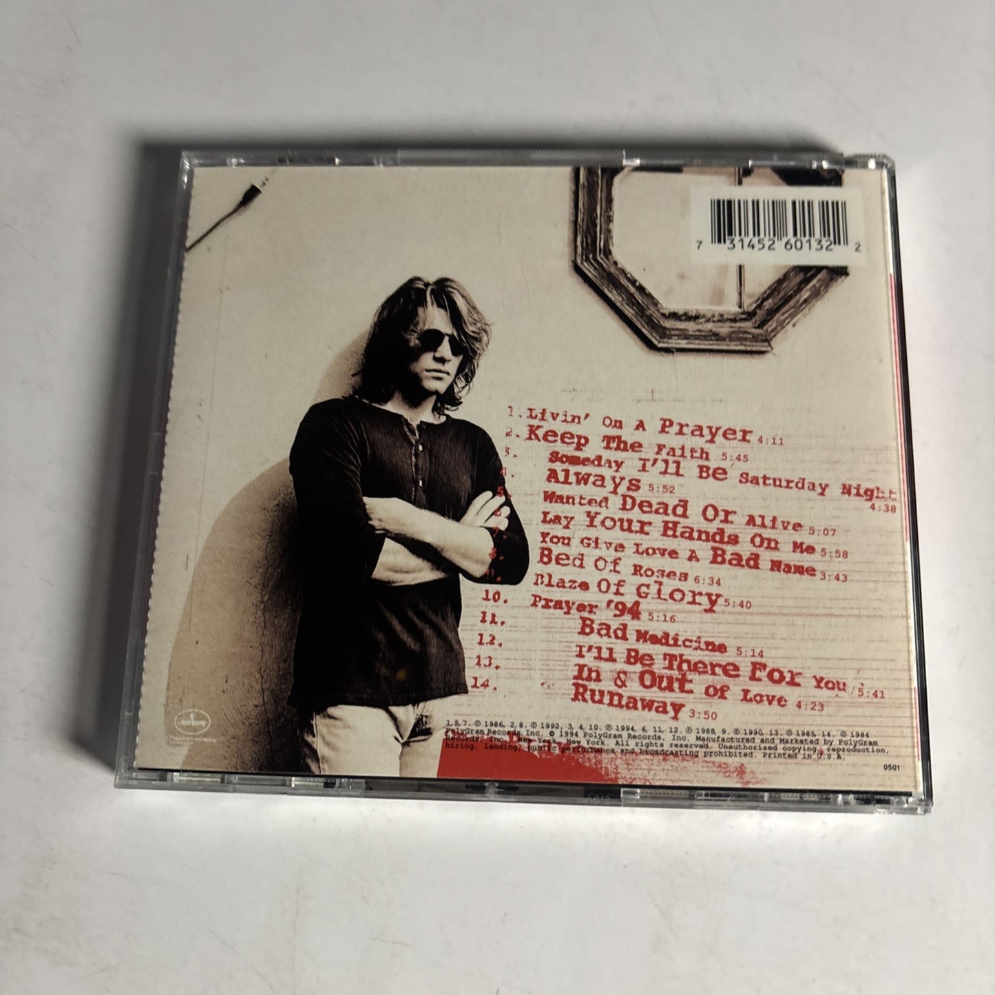 Bon Jovi – Cross Road (CD, 1994) US 314 526 013-2