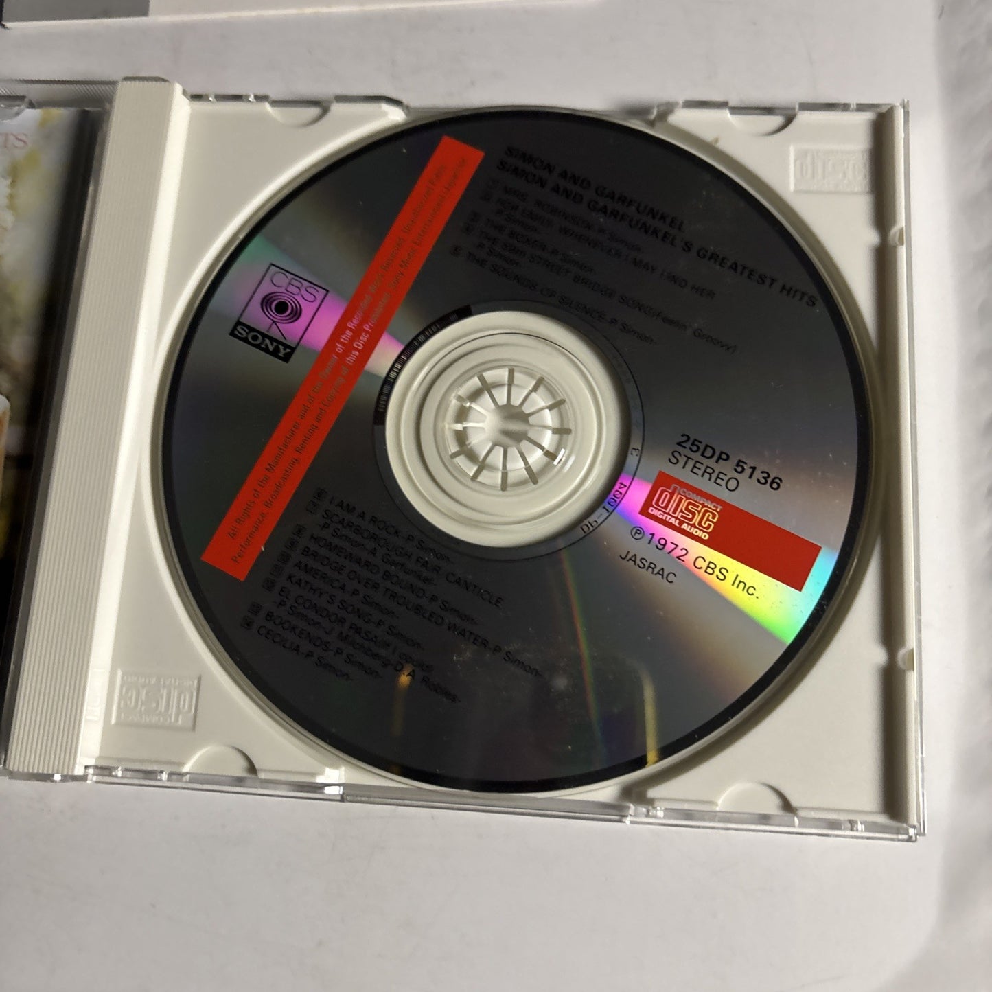 Simon & Garfunkel – Simon And Garfunkel's Greatest Hits (CD, 1988) Japan