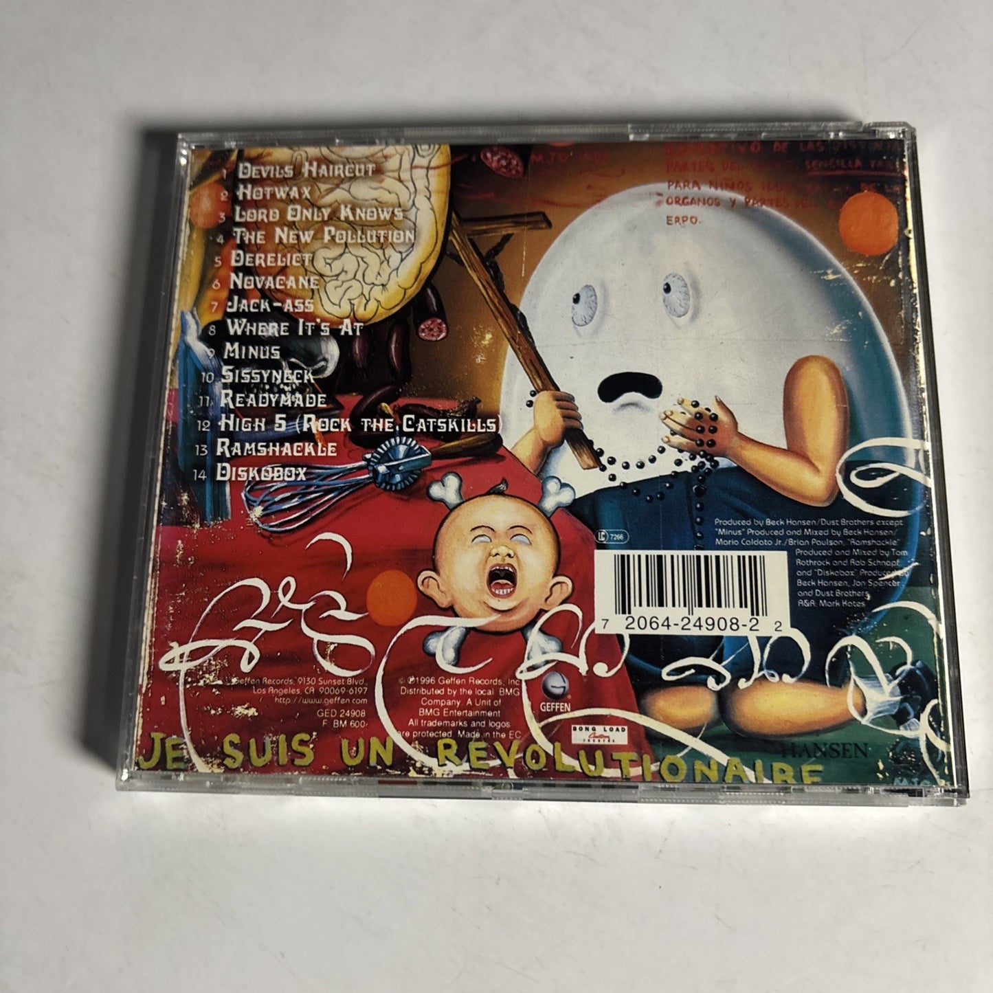 Beck – Odelay (CD, 1996) Europe GED 24908