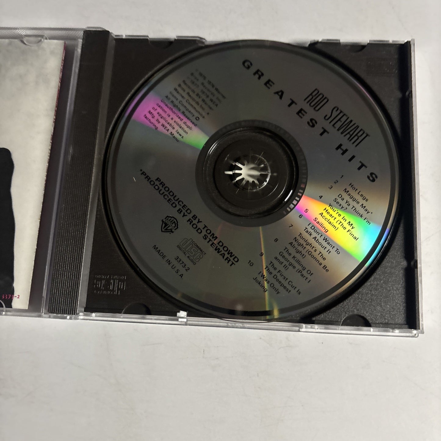 Rod Stewart – Greatest Hits (CD, 1990) US 3373-2