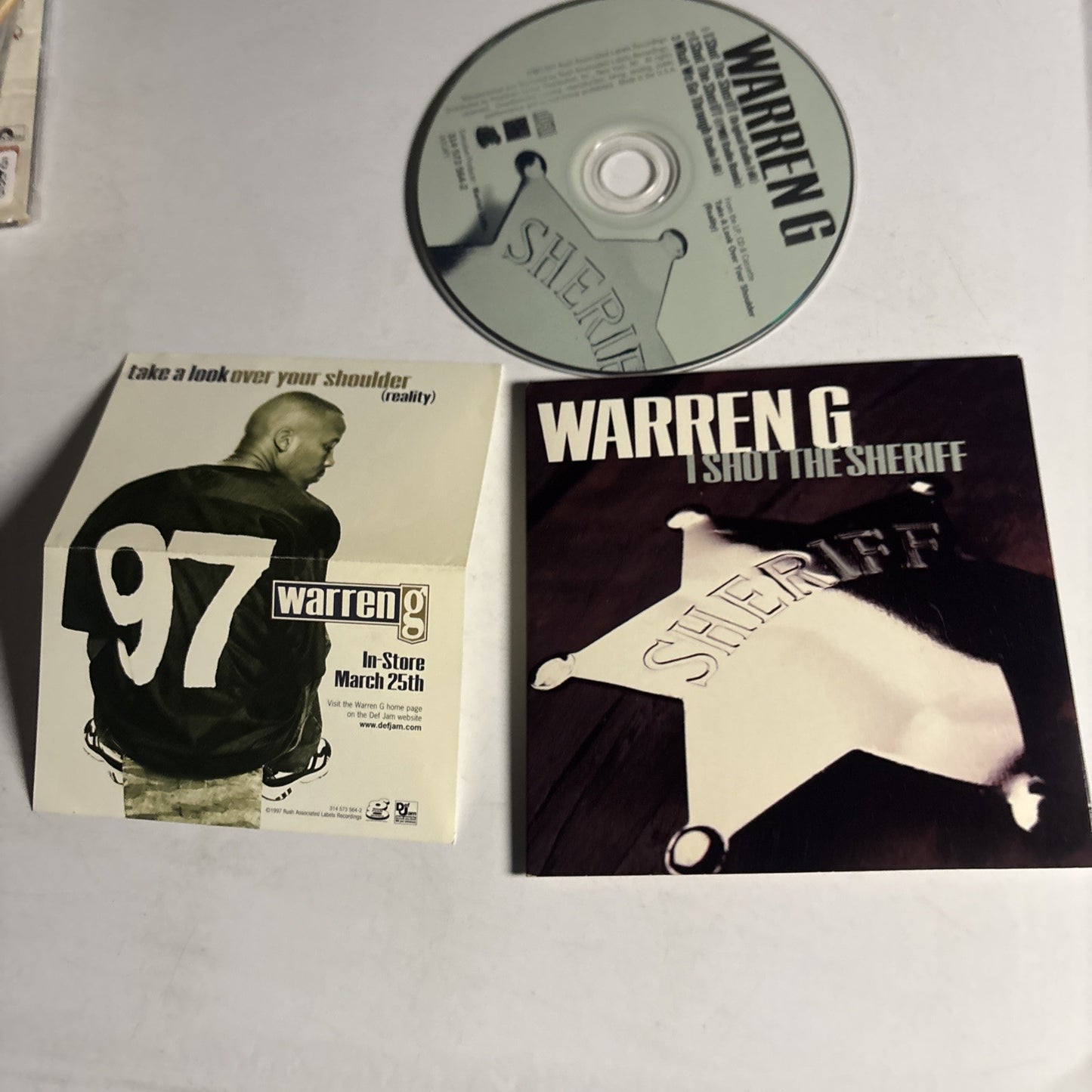 Warren G – I Shot The Sheriff (CD, 1997) US 314 573 564-2