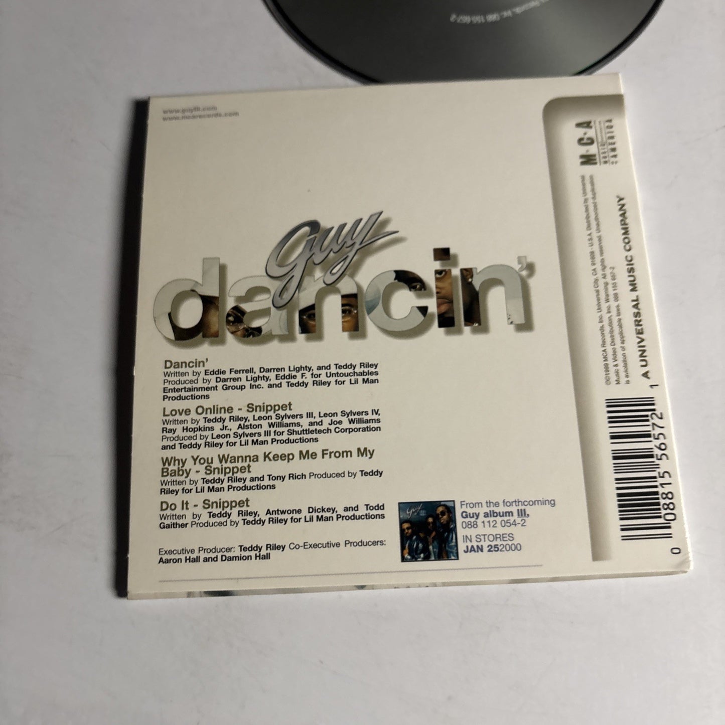 Guy – Dancin' (CD, 1999) US 088 155 657-2