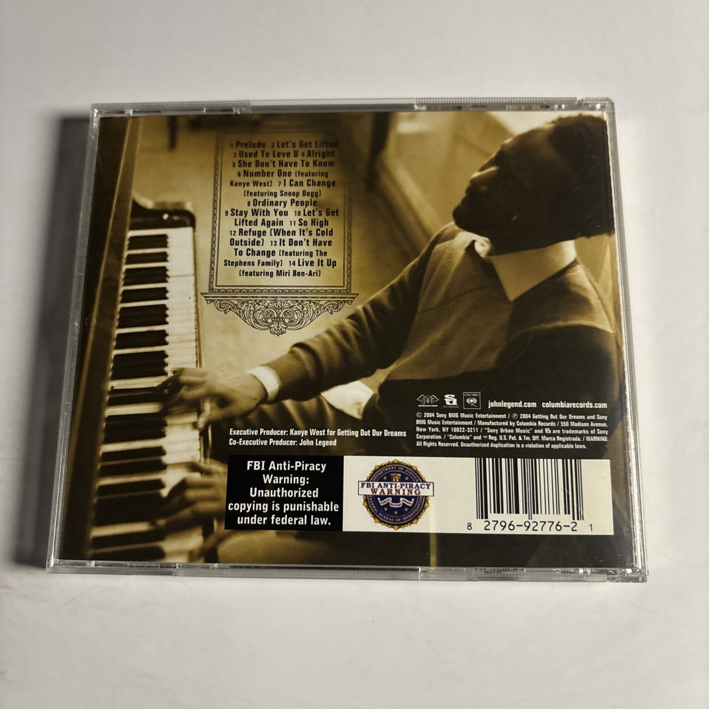 John Legend – Get Lifted (CD, 2004) US CK 92776