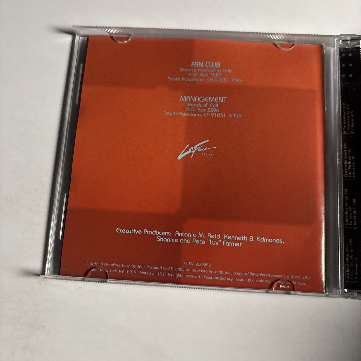 Shanice – Shanice (CD, 1999) US 73008-26058-2