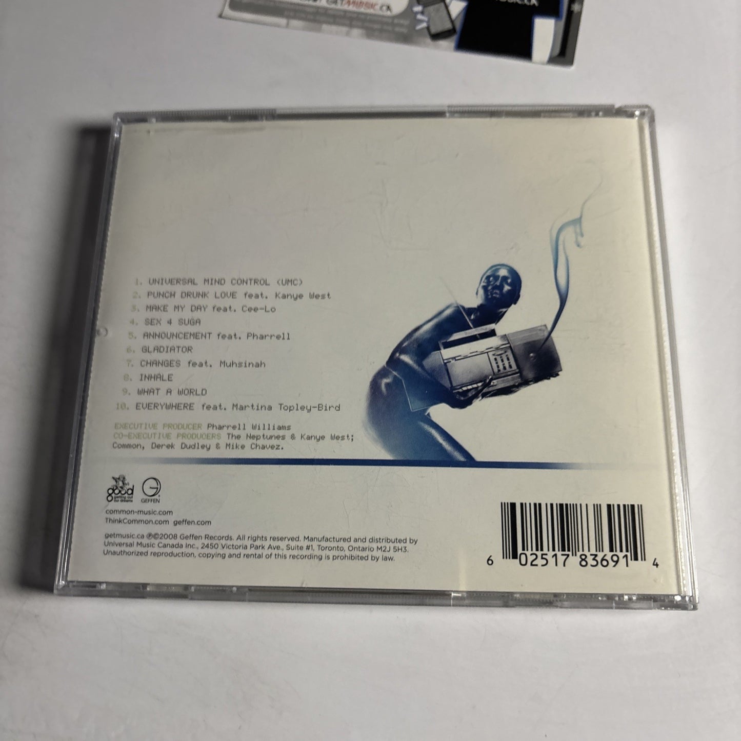 Common – Universal Mind Control (CD, 2008) Canada B001198602