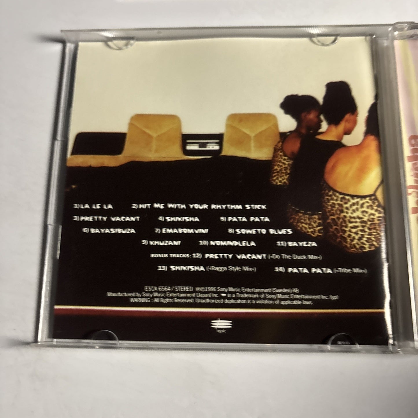 Shikisha – Belt It Out! (CD, 1996) Japan Bonus Track ESCA 6564