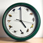 New Zealand Singing Bird Wall Clock 10" - Plays 12 Native Bird Sounds Hourly