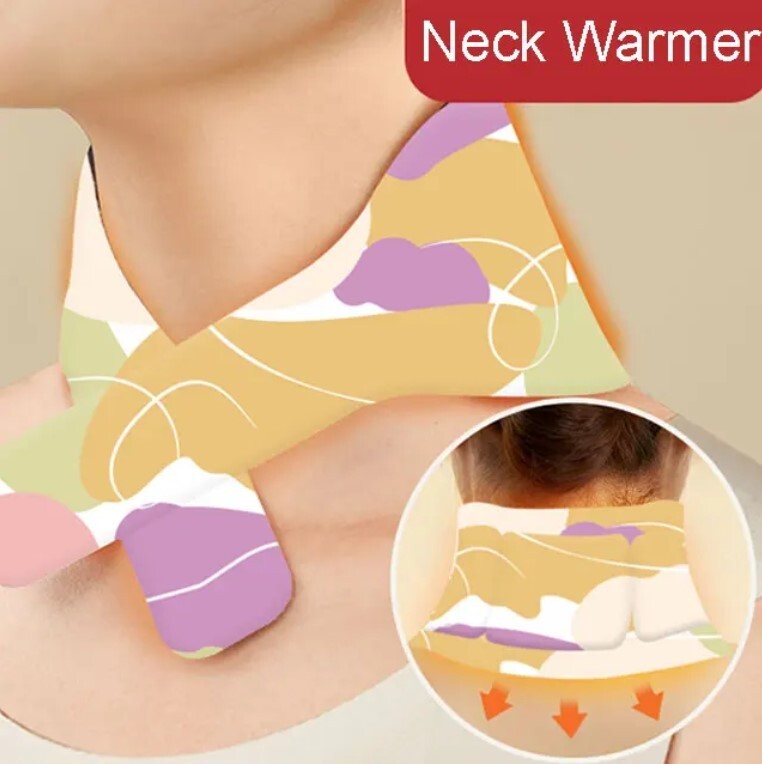 ThermiKind Herbal Neck & Shoulder Heat Wrap – 5hr Warmth, No Sticky Residue