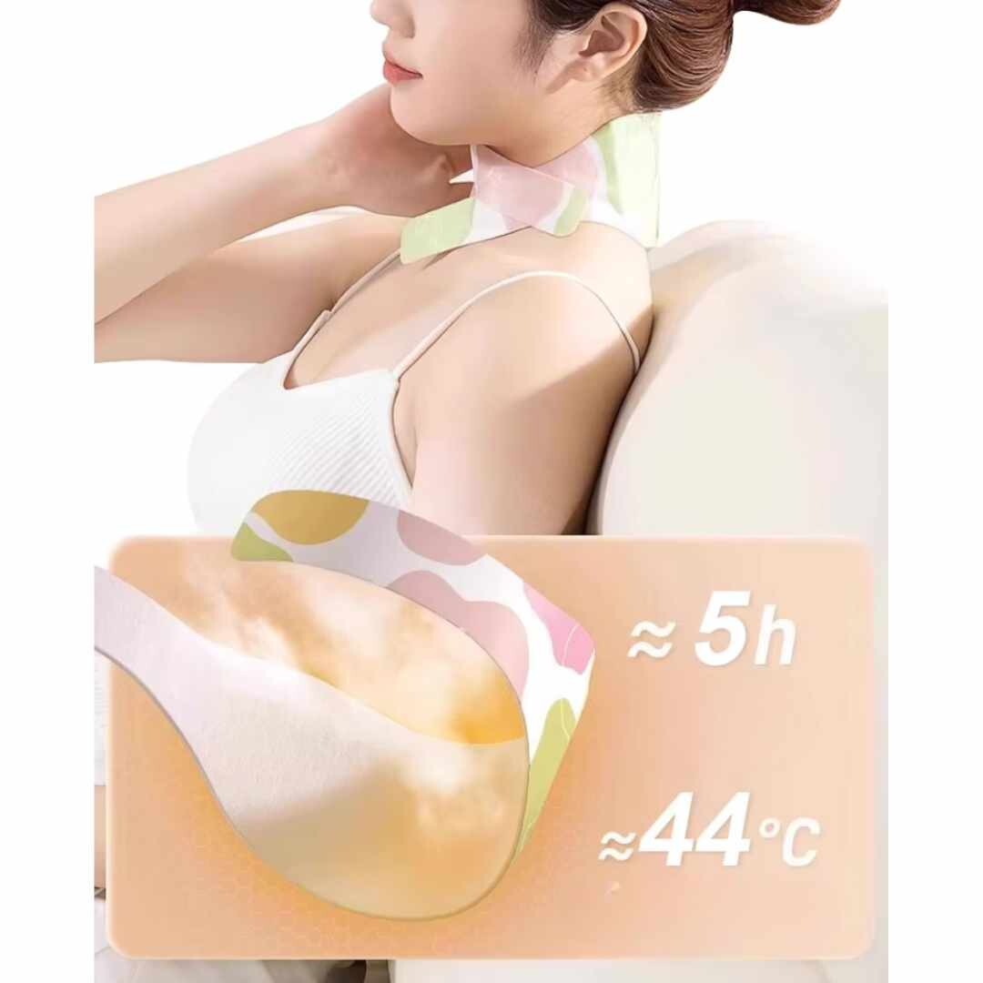 ThermiKind Herbal Neck & Shoulder Heat Wrap – 5hr Warmth, No Sticky Residue