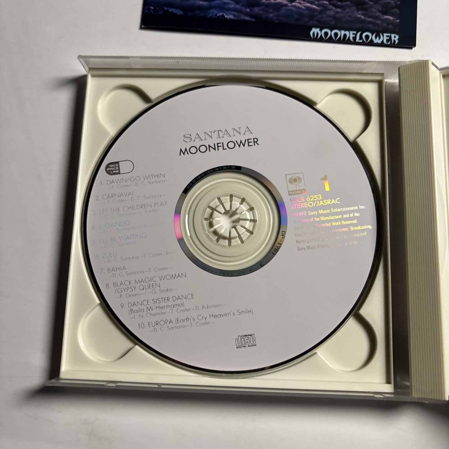 Santana – Moonflower (CD, 1992) Japan SRCS 6253~4