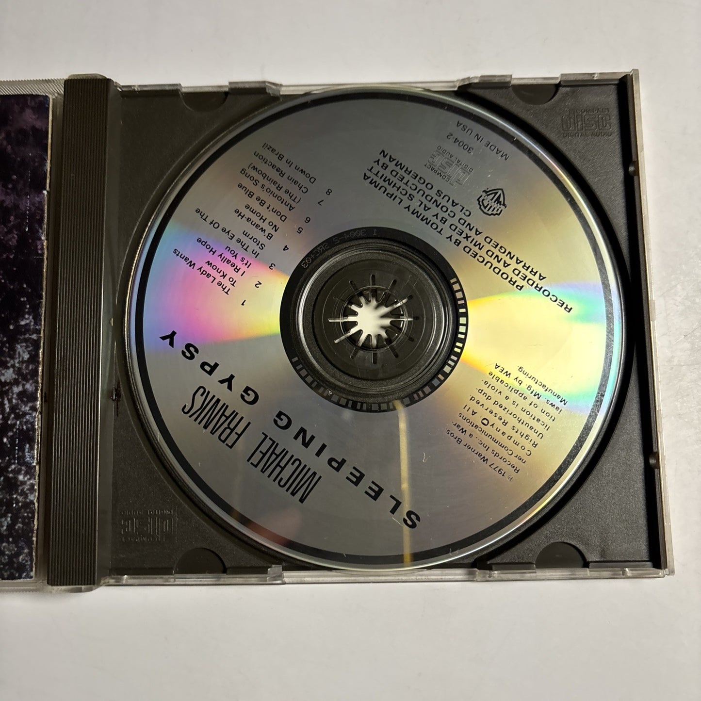 Michael Franks – Sleeping Gypsy (CD, 1990) US 3004-2