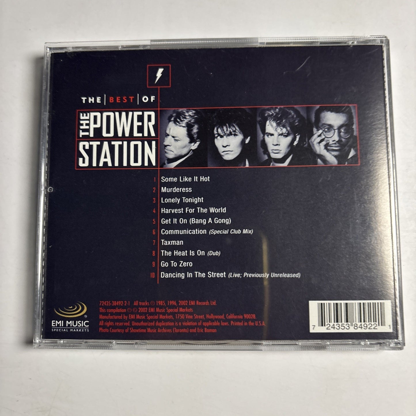 The Power Station – The Best Of Power Station (CD, 2002) US 72435-38492-2-1