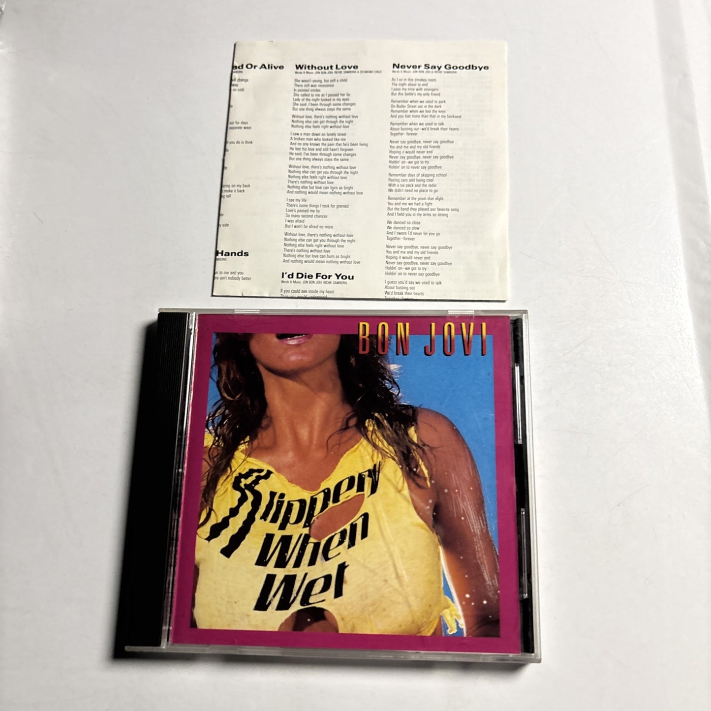 Bon Jovi – Slippery When Wet (CD, 1986)  Japan 32PD-148