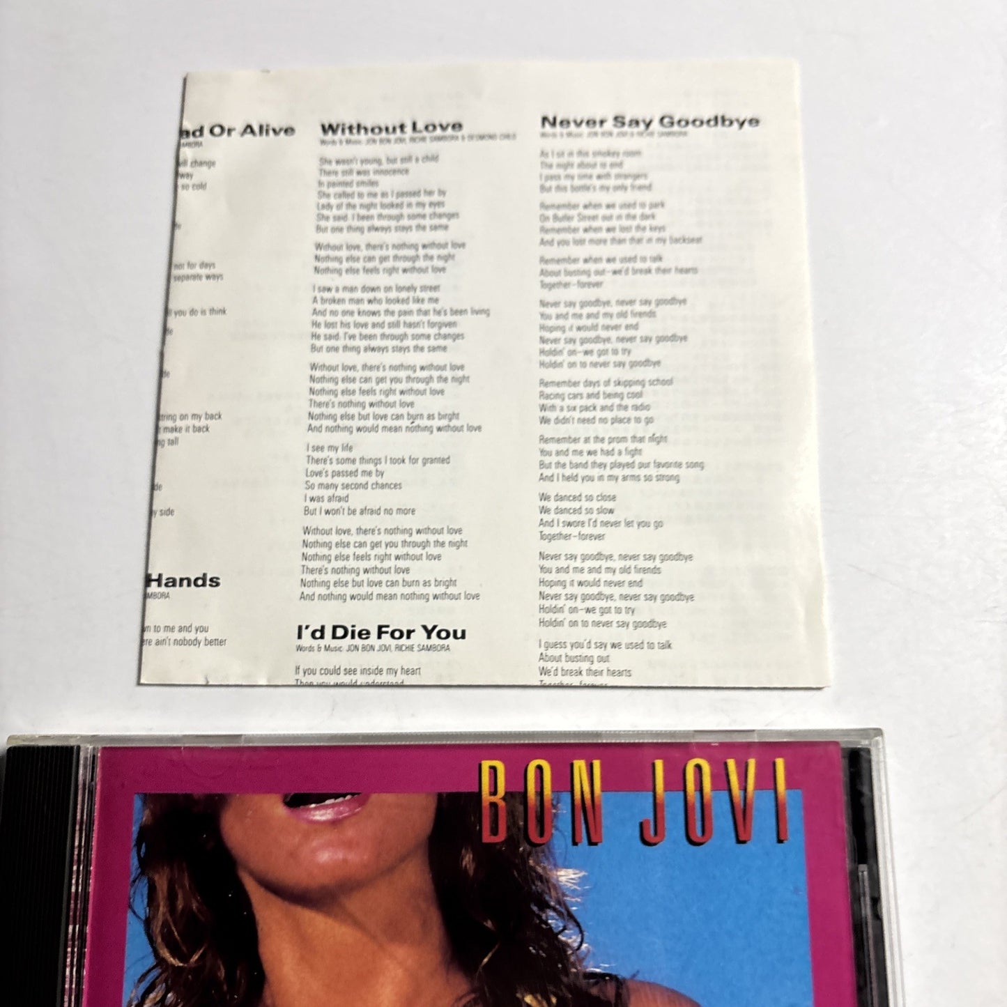 Bon Jovi – Slippery When Wet (CD, 1986)  Japan 32PD-148
