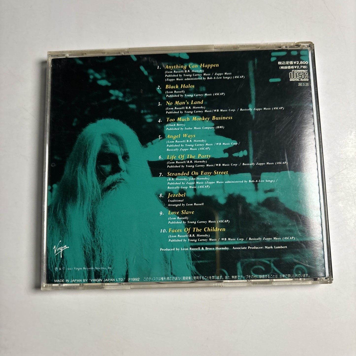 Leon Russell – Anything Can Happen (CD, 1992) Japan VJCP-28112