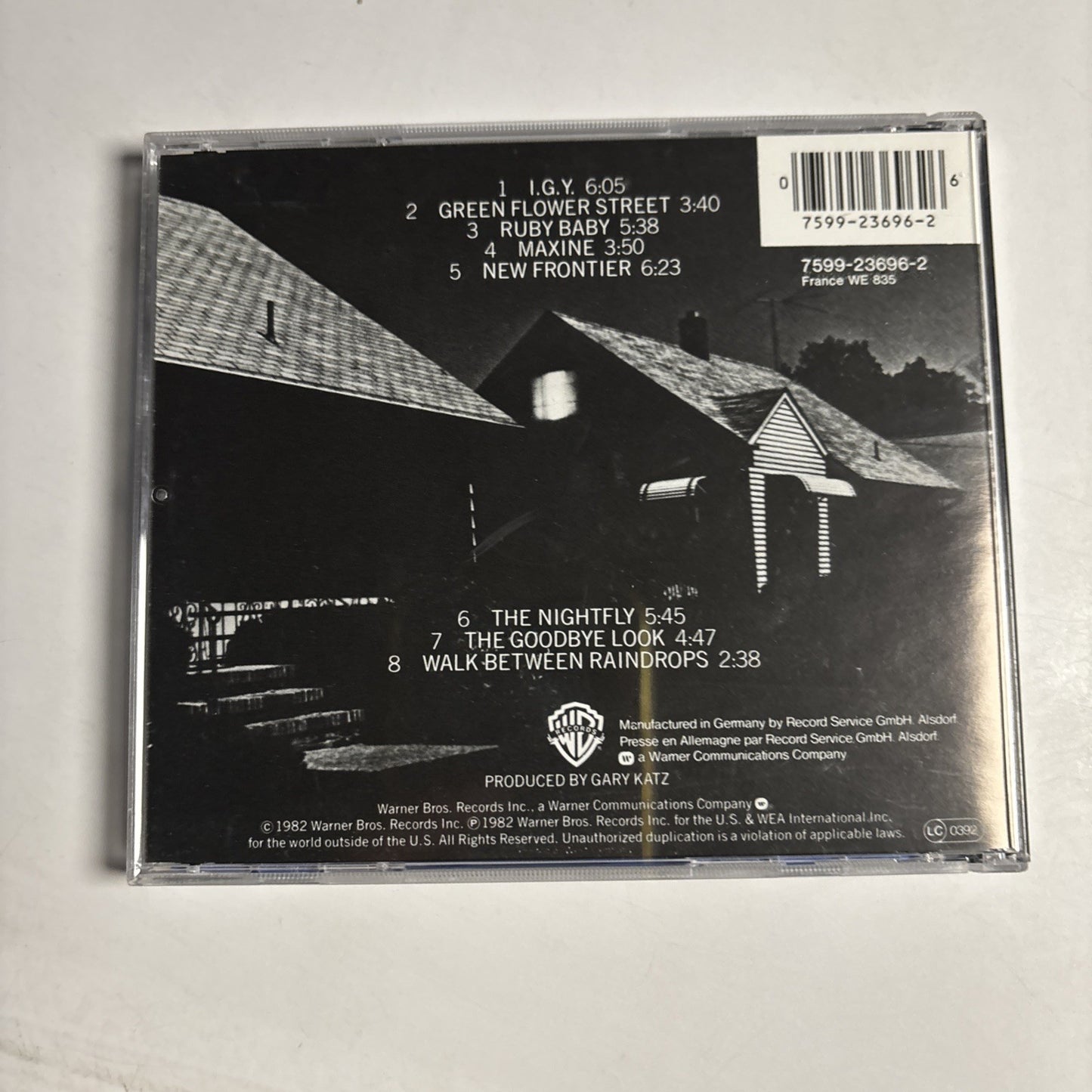 Donald Fagen – The Nightfly (CD, 1986) Europe 923 696-2