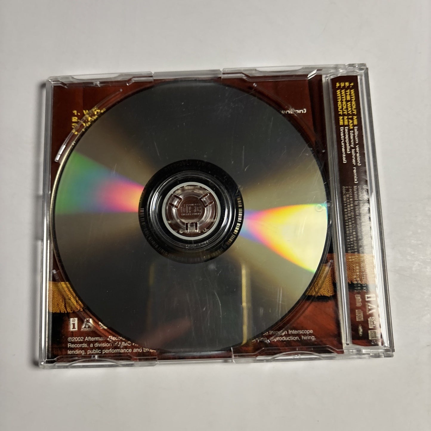 Eminem – Without Me (CD, 2002) Japan UICS-5019