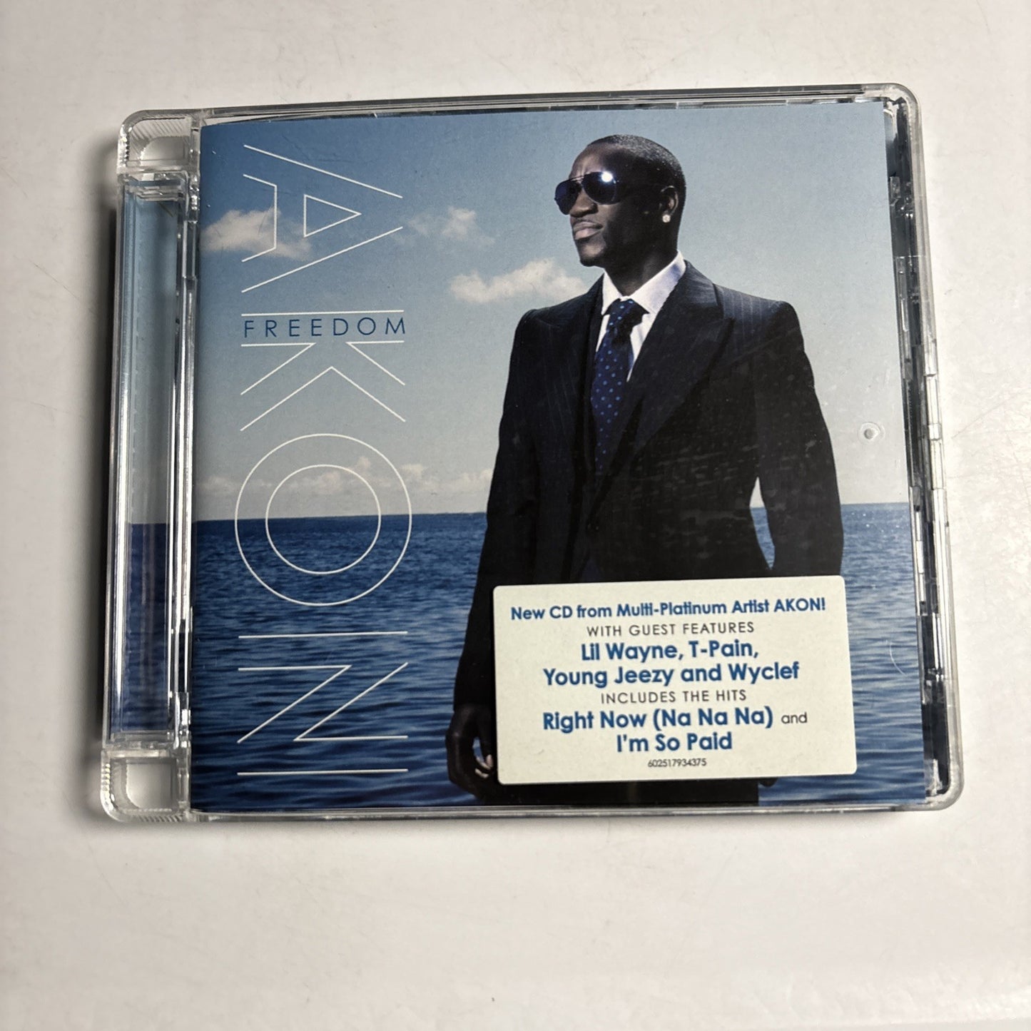 Akon – Freedom (CD, 2008) Europe Super Jewel Case 602517934375