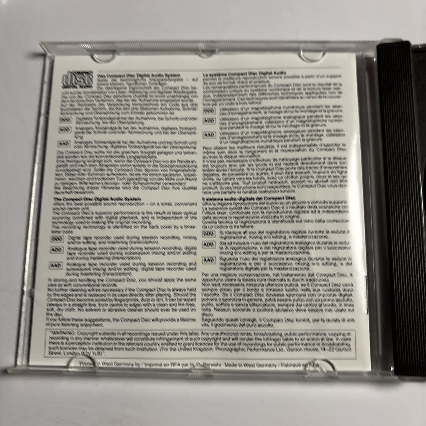 Rainbow – On Stage (CD, 1987) Europe 823 656-2