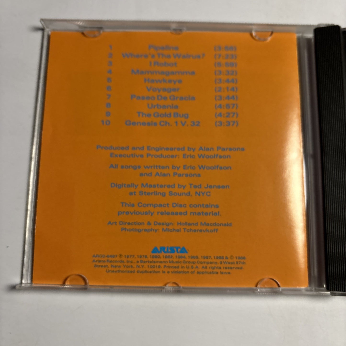The Alan Parsons Project – The Instrumental Works (CD, 1988) US ARCD-8487