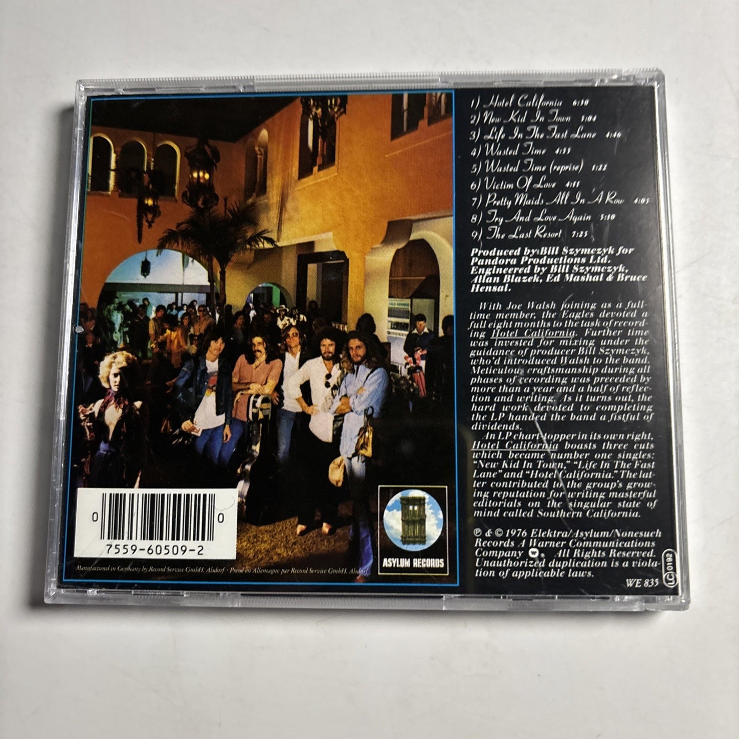 Eagles – Hotel California (CD, 1994) Germany 7559-60509-2