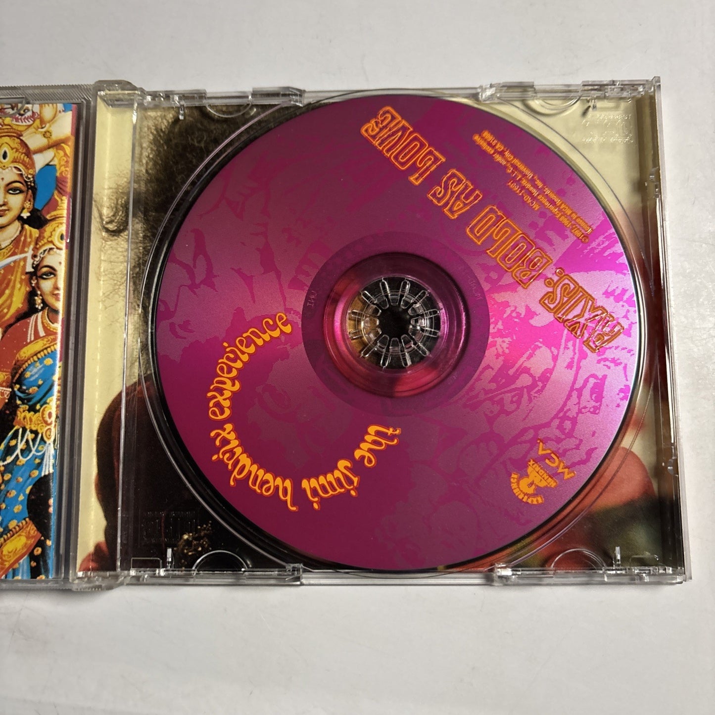 The Jimi Hendrix Experience – Axis: Bold As Love (CD, 1997) US MCAD-11601