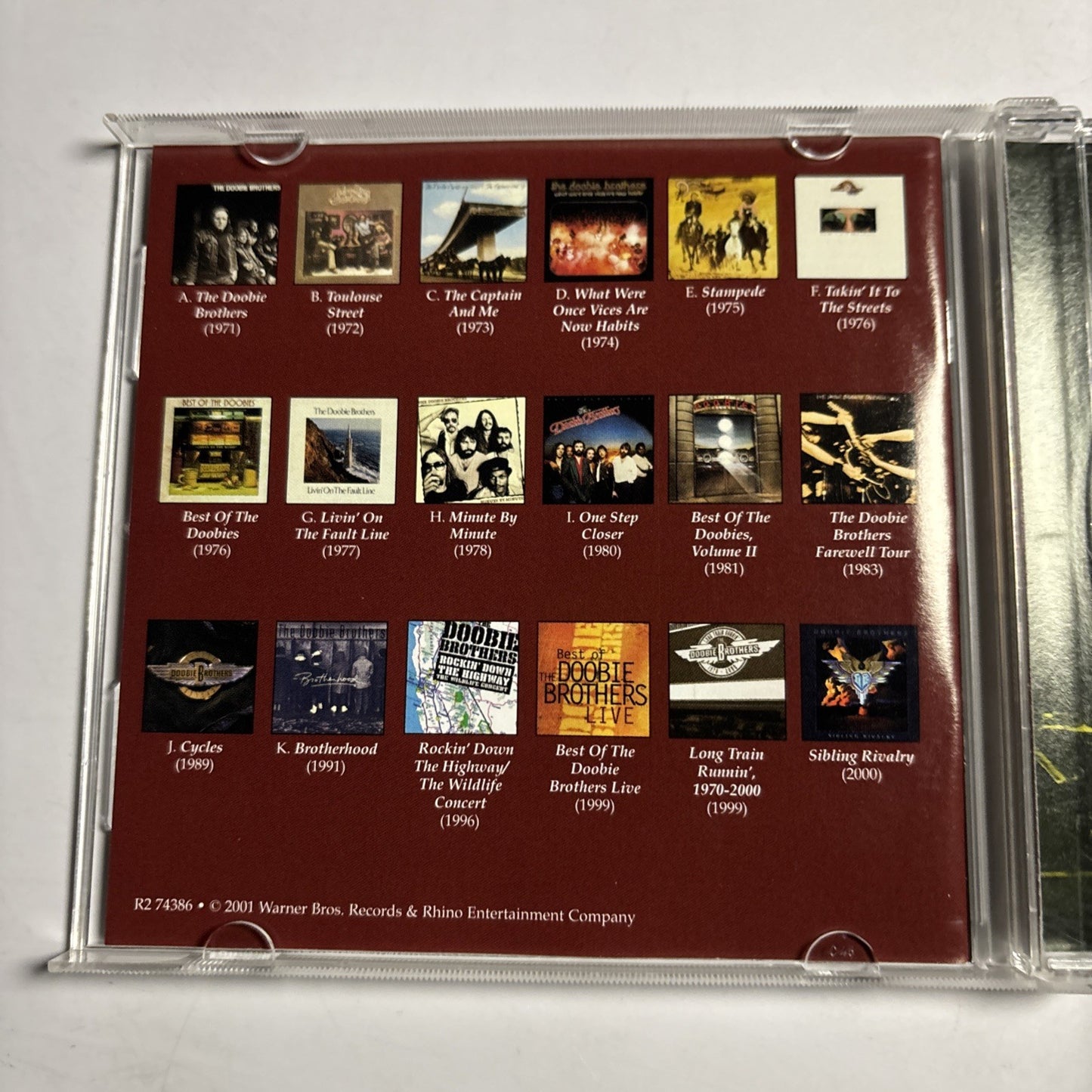 The Doobie Brothers – Greatest Hits (CD, 2001) US R2 74386