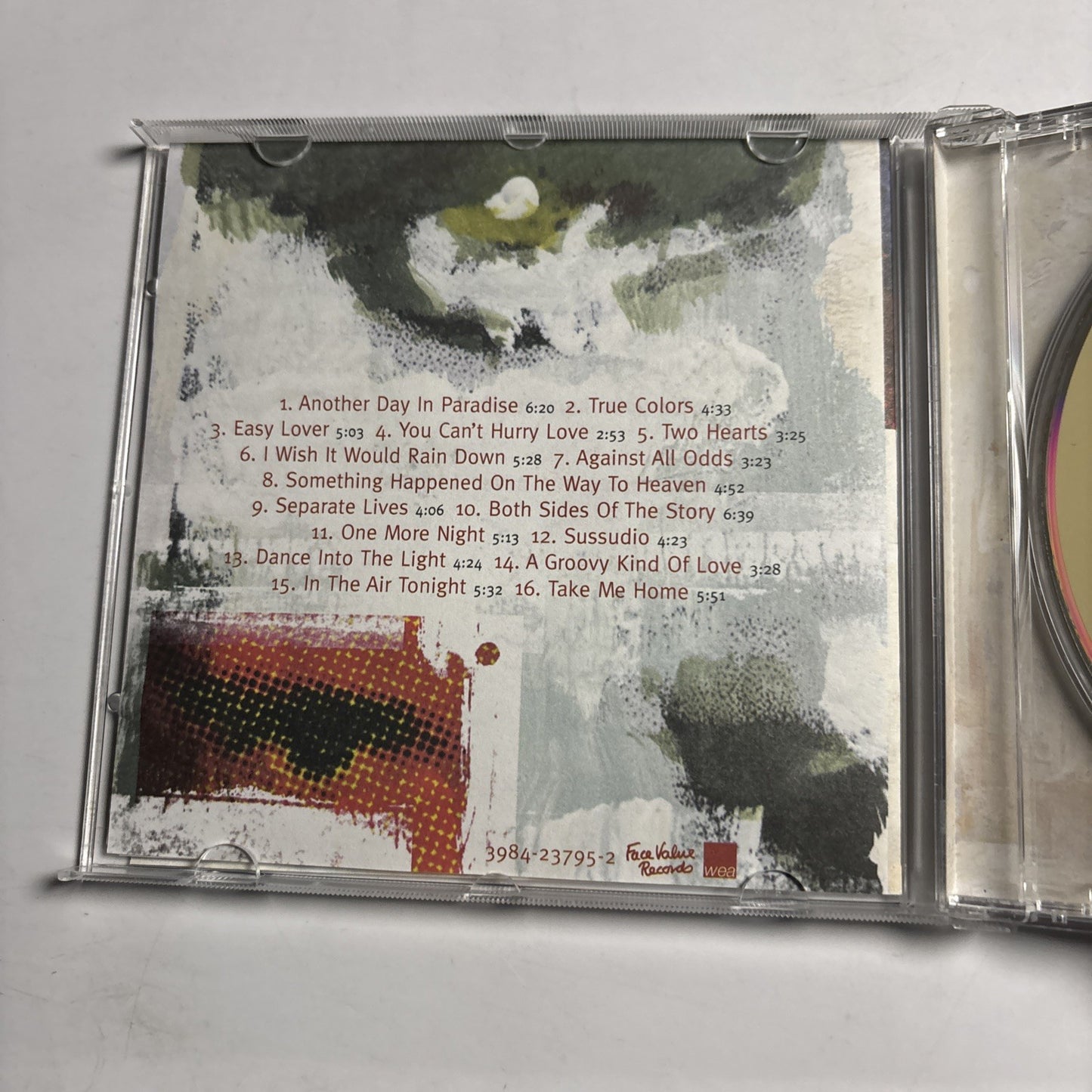 Phil Collins – ...Hits (CD, 1999) Europe 3984-23795-2