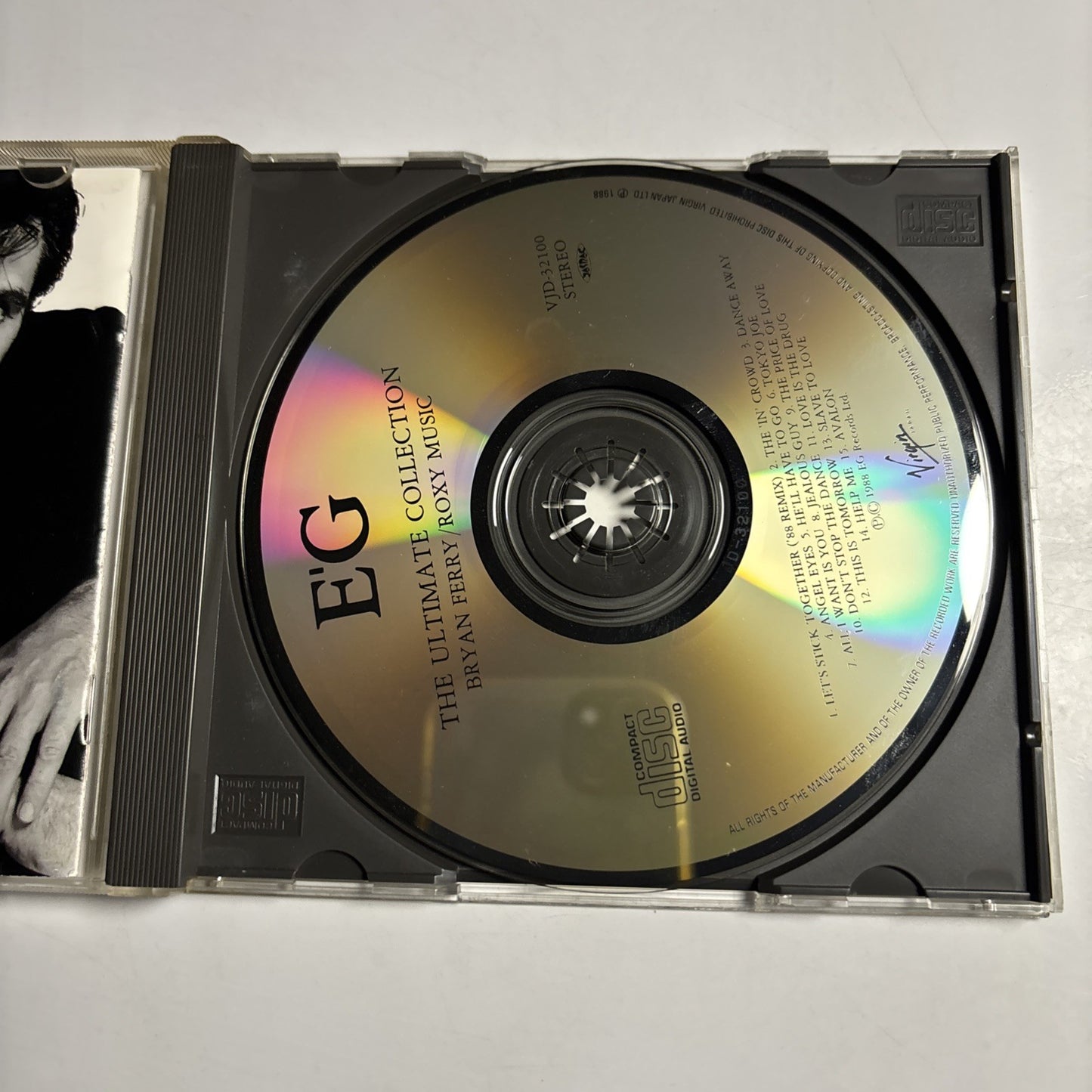 Bryan Ferry – The Ultimate Collection (With Roxy Music) (CD, 1988) Japan