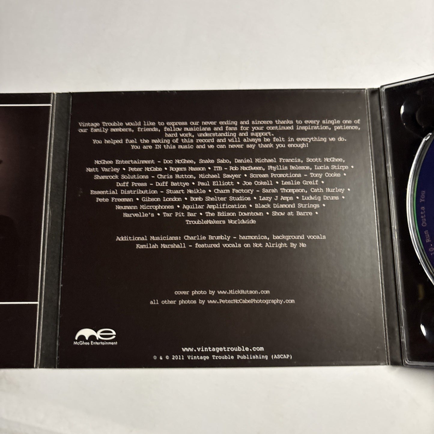 Vintage Trouble – The Bomb Shelter Sessions (CD, 2011) US Digipak VTX001