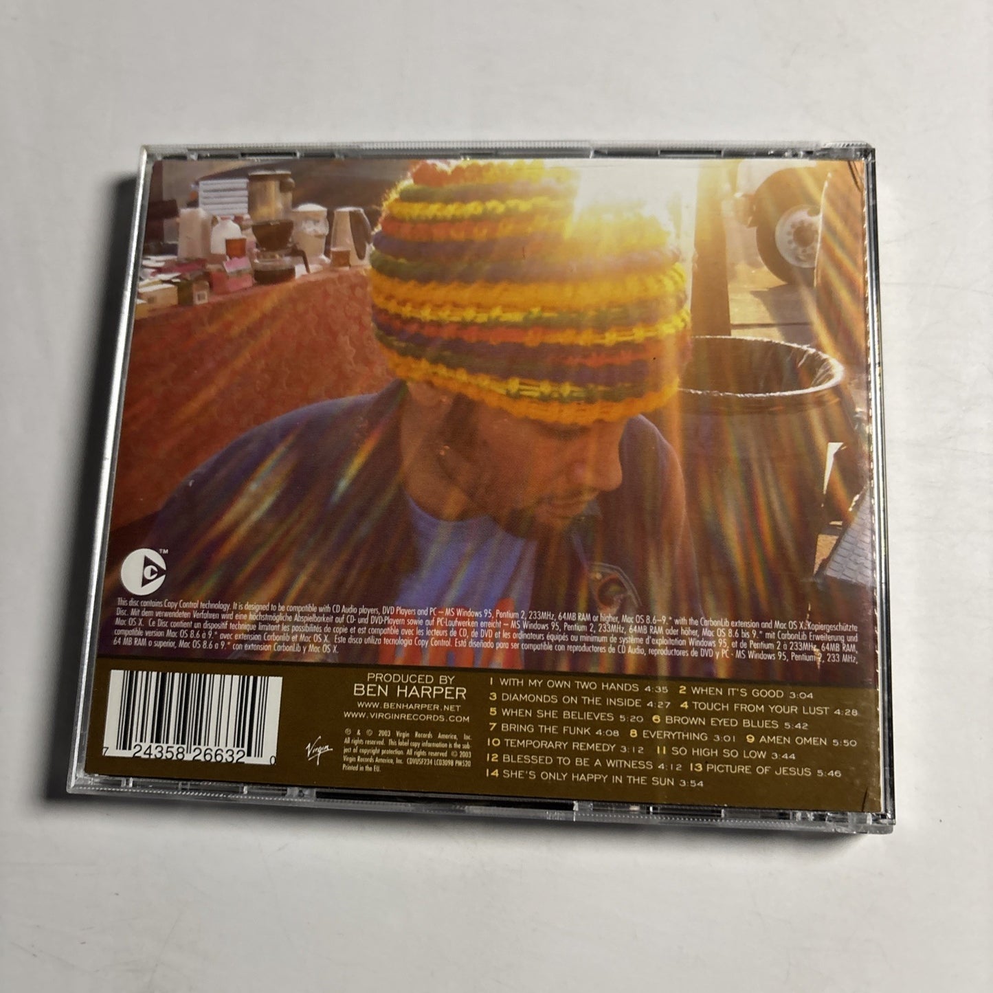 Ben Harper – Diamonds On The Inside (CD, 2003) Europe 724358266320