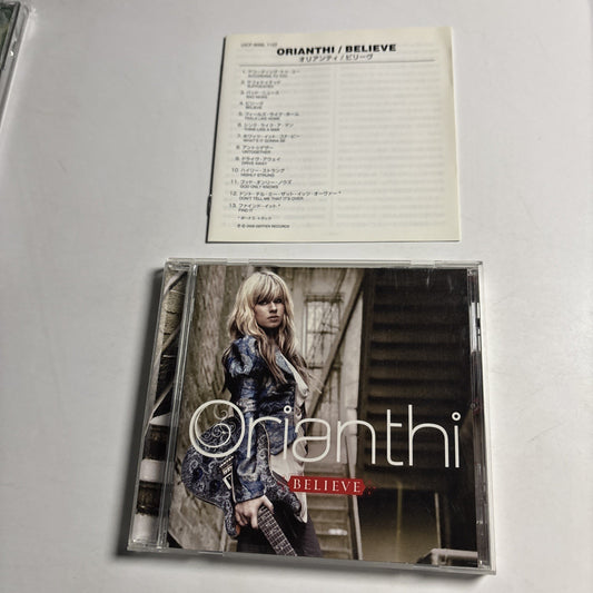 Orianthi – Believe (CD, 2010) Japan Bonus Track UICF-9066