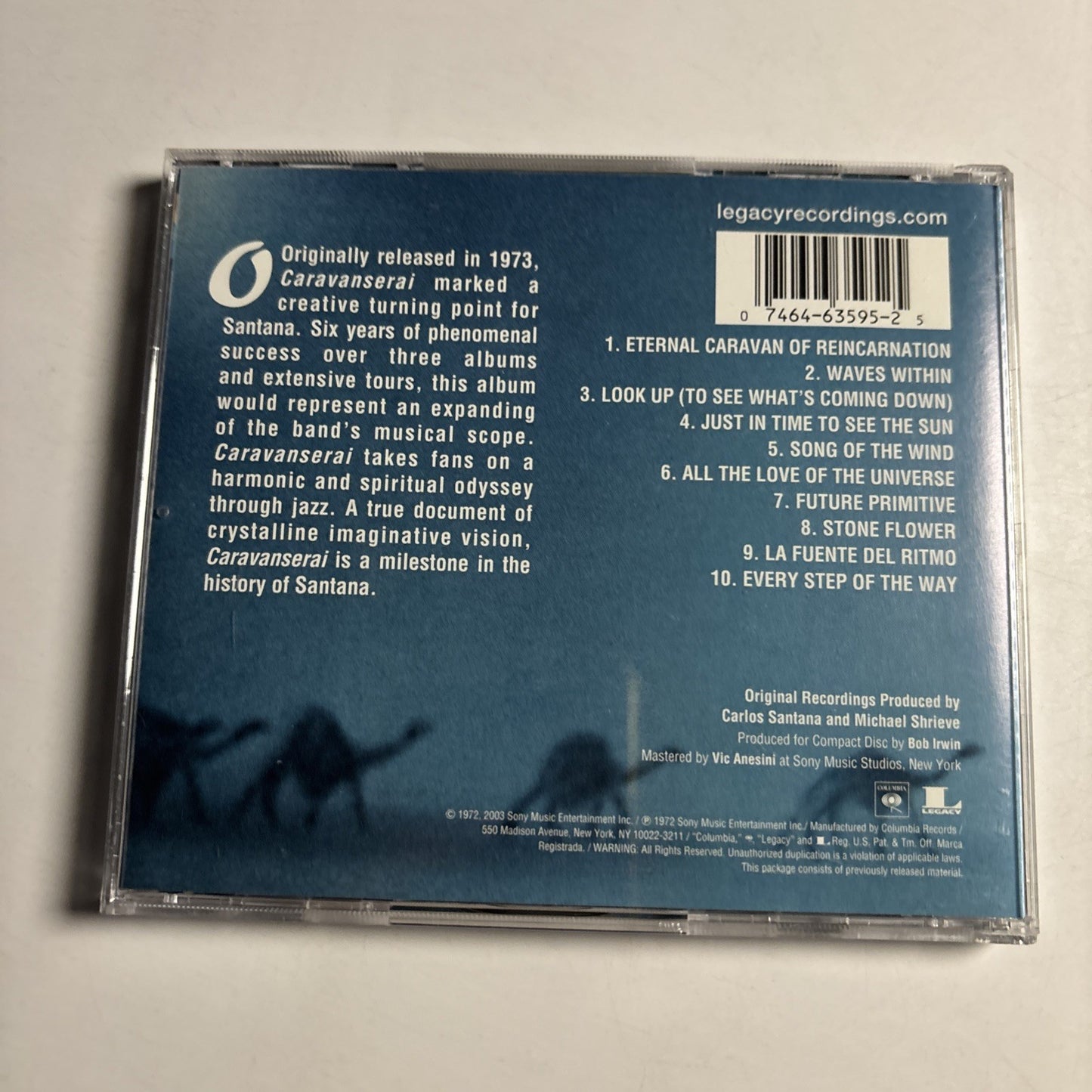 Santana – Caravanserai (CD, 2003) US CK 63595