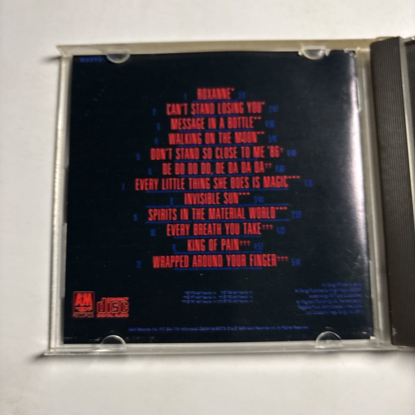 The Police – Every Breath You Take (The Singles) (CD, 1986) Japan D32Y3117