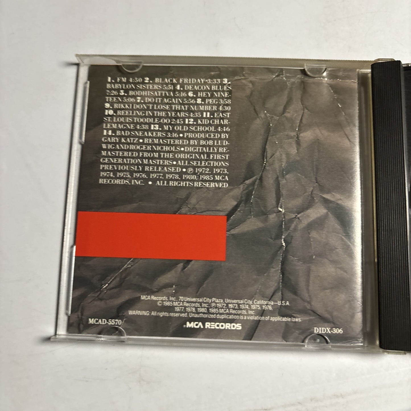 Steely Dan – A Decade Of Steely Dan (CD, 1985) US MCAD-5570