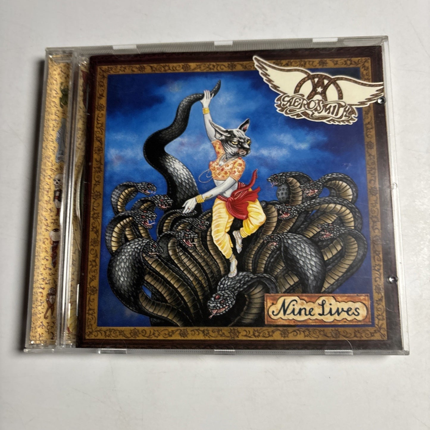 Aerosmith – Nine Lives (CD, 1997)  Europe COL 485020 2