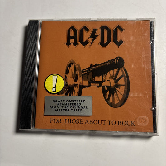 AC/DC – For Those About To Rock We Salute You (CD, 1994) Europe 7567-92412-2