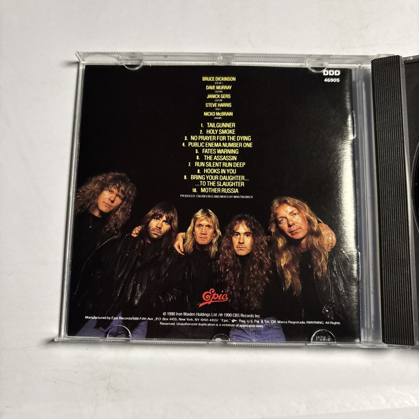 Iron Maiden – No Prayer For The Dying (CD, 1990) US EK 46905