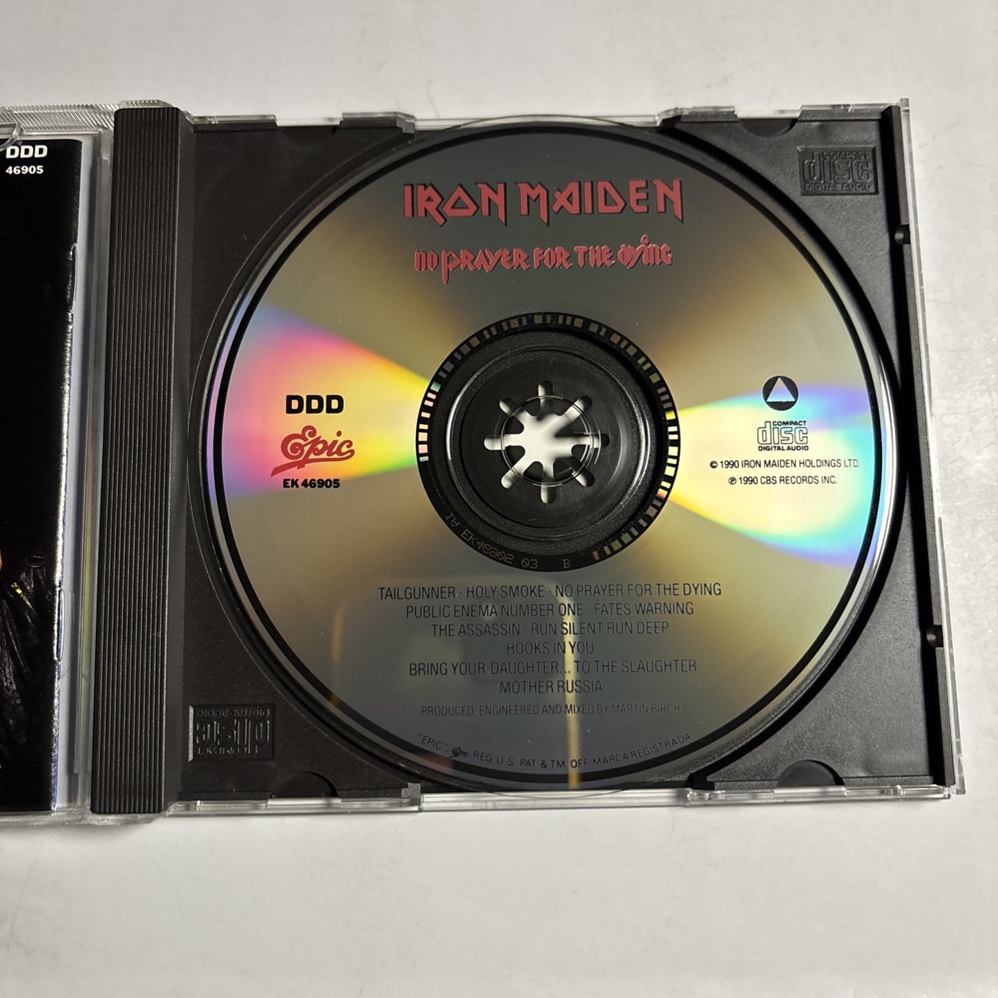 Iron Maiden – No Prayer For The Dying (CD, 1990) US EK 46905