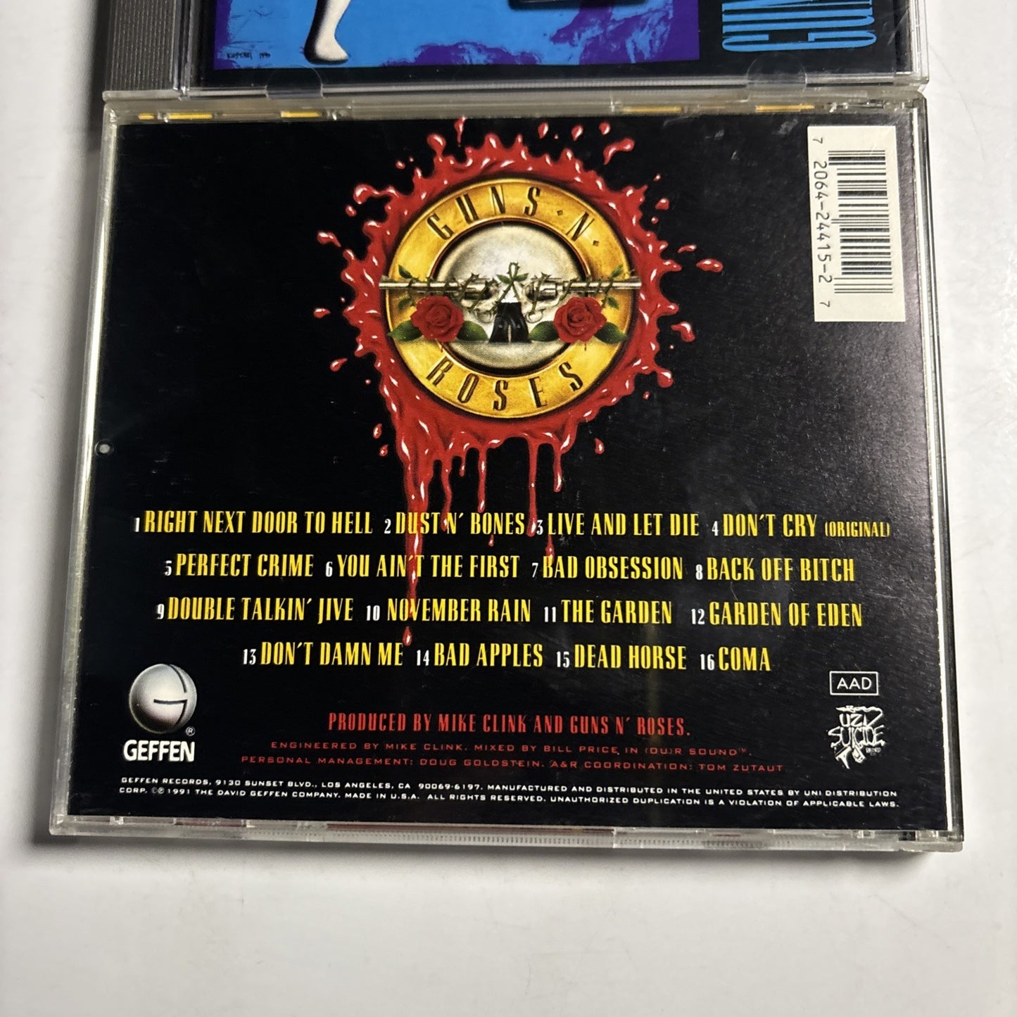 Guns N' Roses – Use Your Illusion I & II (CD, 1991) US GEFD-24420