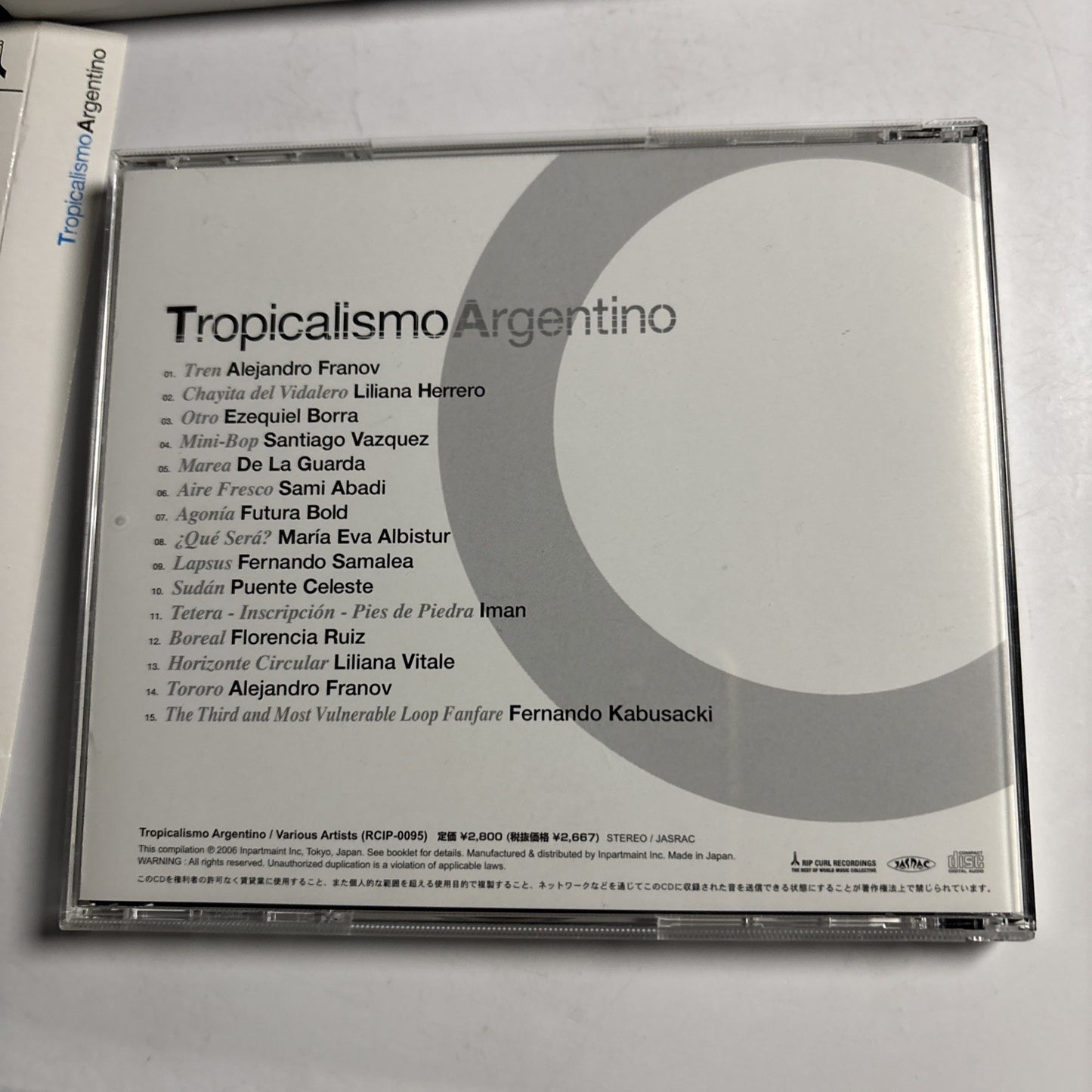 Various – Tropicalismo Argentino (CD, 2006) Japan RCIP-0095