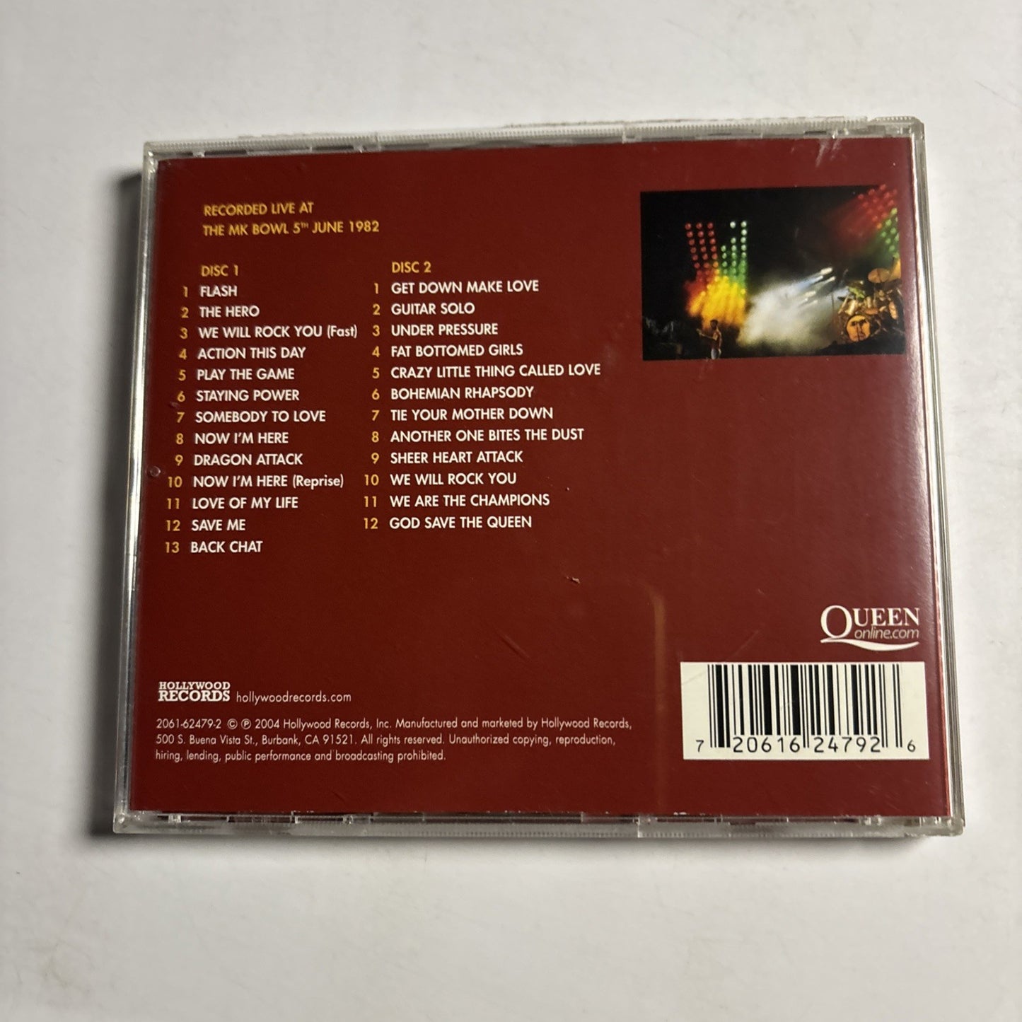 Queen – Queen On Fire (Live At The Bowl) (CD, 2004, 2-Disc) US 2061-62479-2