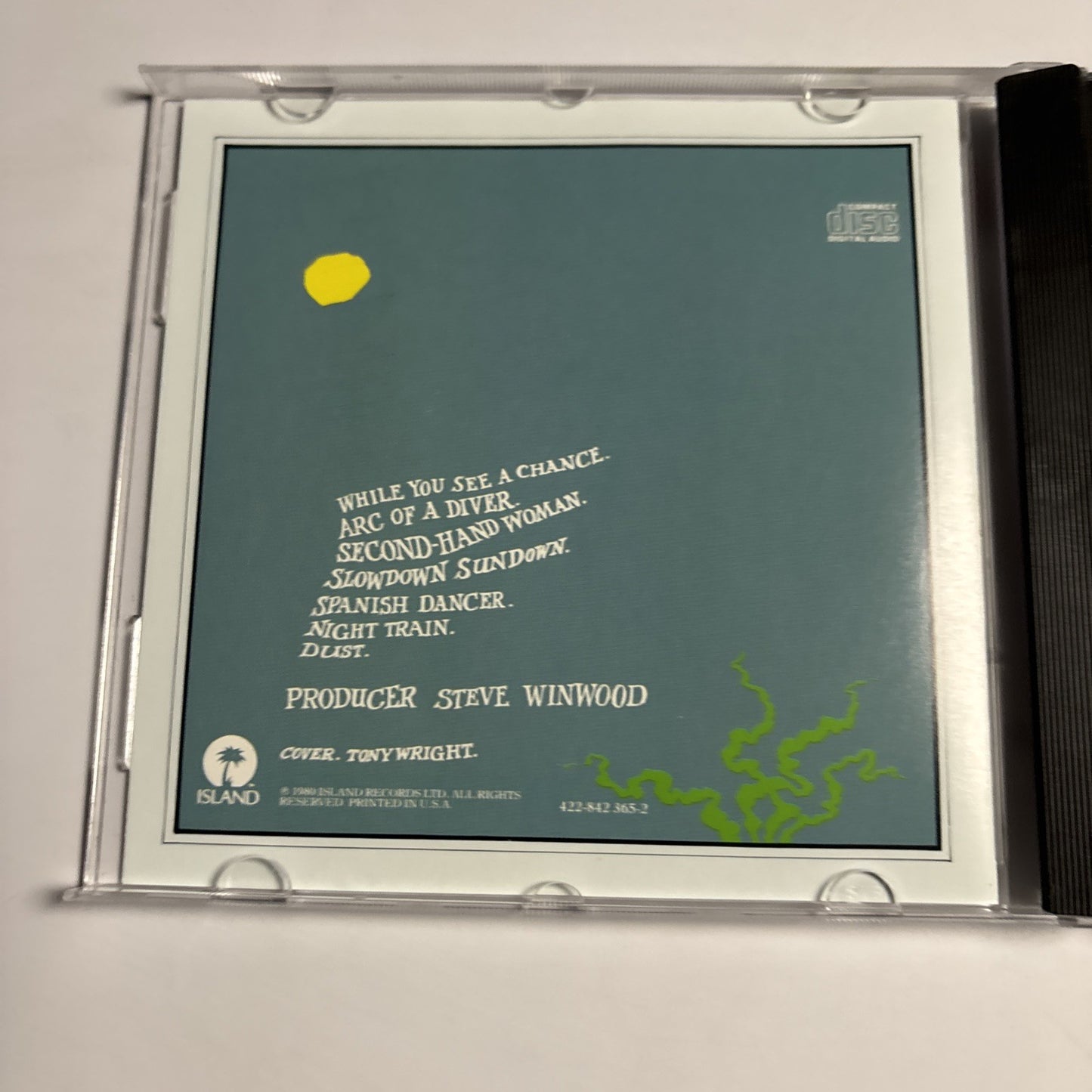 Steve Winwood – Arc Of A Diver (CD, 2009) Europe CID 9576