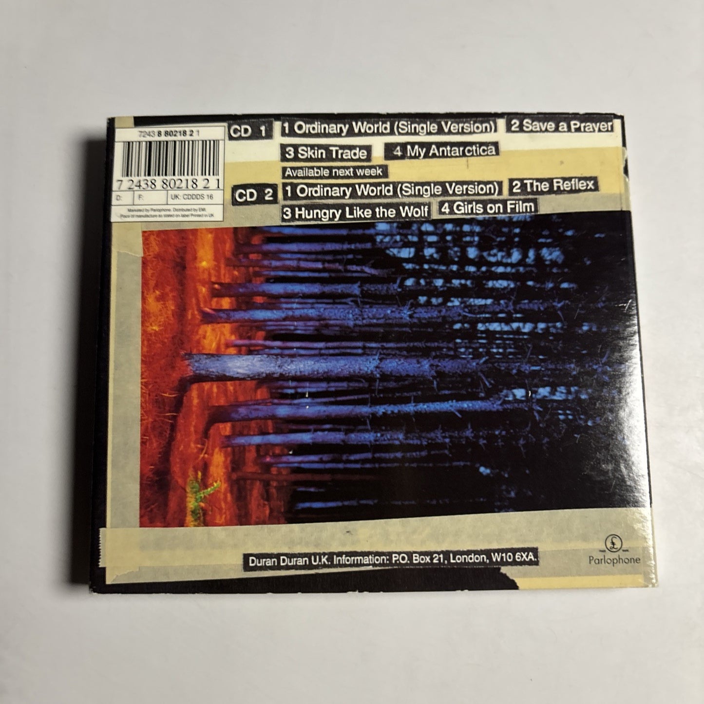 Duran Duran – Ordinary World (CD, 1993) UK & Europe Digipak 7243 8 80218 2 1