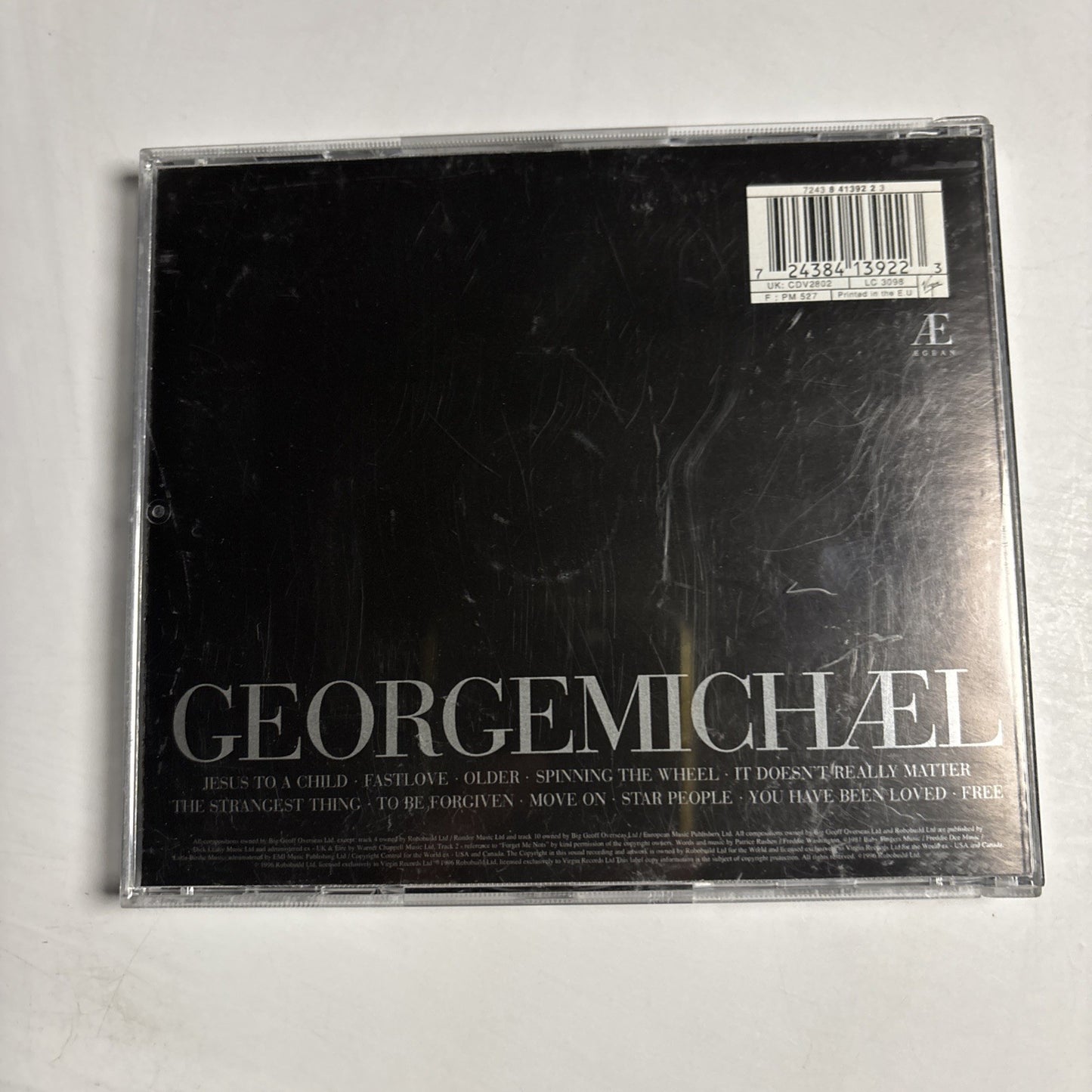 George Michael – Older (CD, 1996) Europe 7243 8 41392 2 3